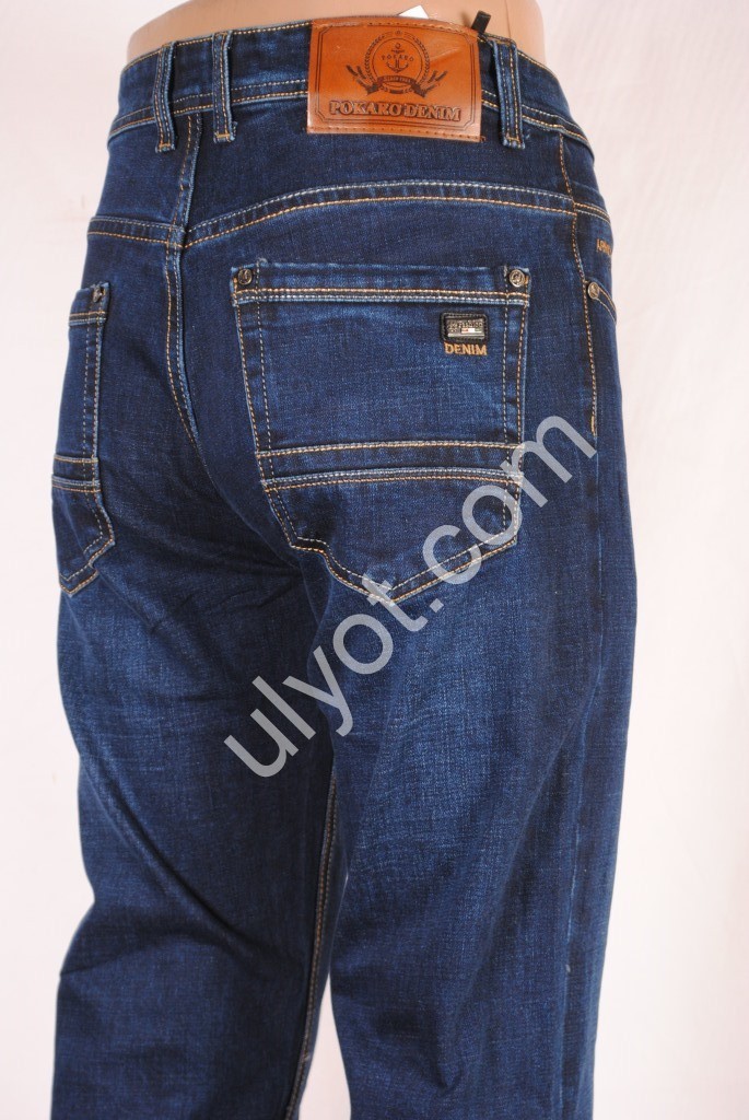 ДЖИНСЫ POKARO (29-38) СИНИЙ 903