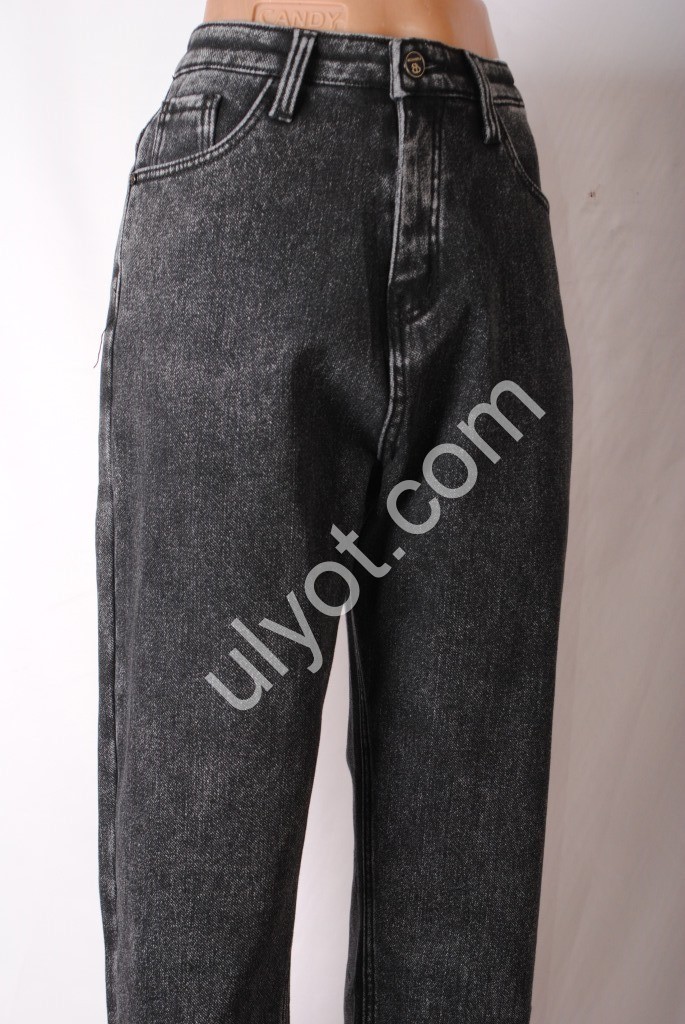 Фото 2 ДЖИНСИ FOREST JEANS (32-42) ГРАФІТ ФЛІС 3364