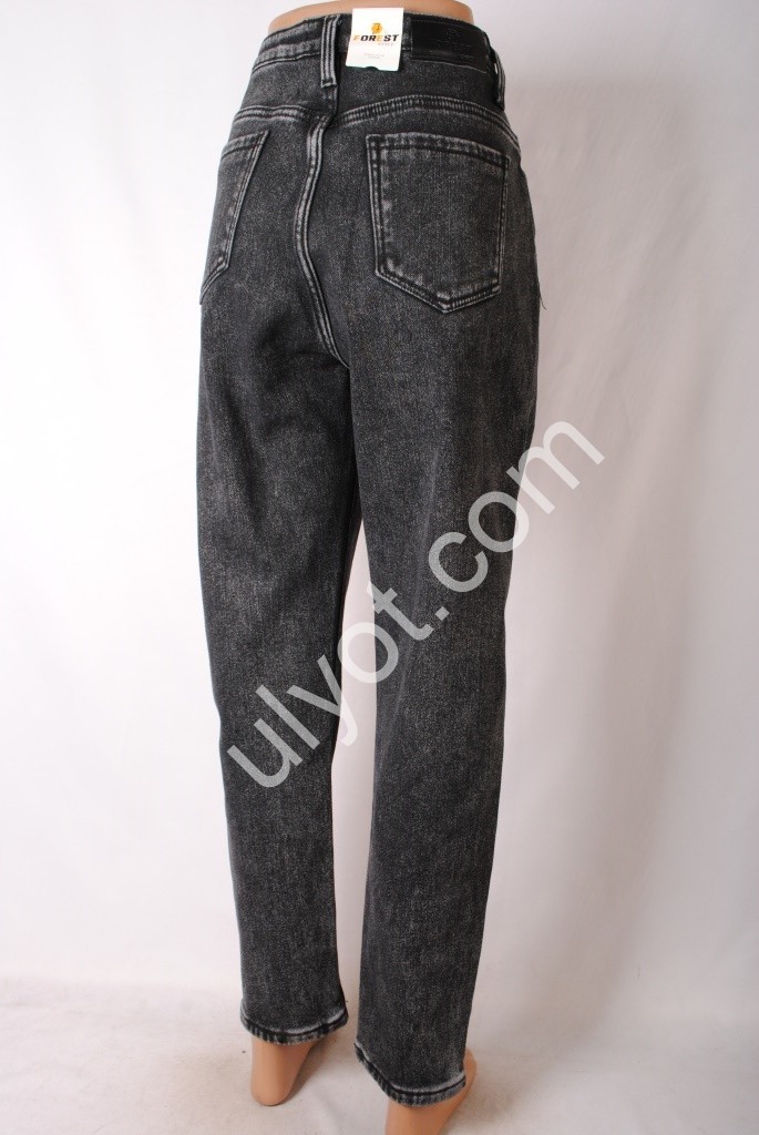 Фото 3 ДЖИНСИ FOREST JEANS (32-42) ГРАФІТ ФЛІС 3364