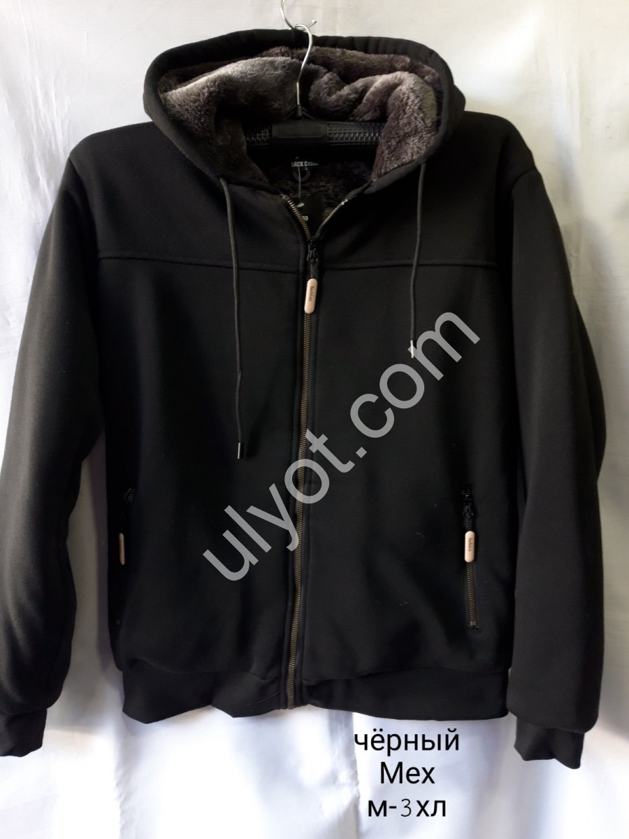 КОФТА (M-3XL) ЧЕРНЫЙ МЕХ 2359