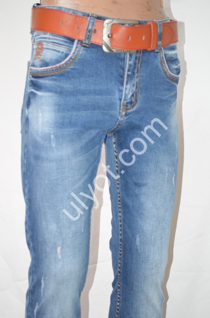 Фото 2 ДЖИНСЫ RESALSA (27-33) СИНИЙ 8115