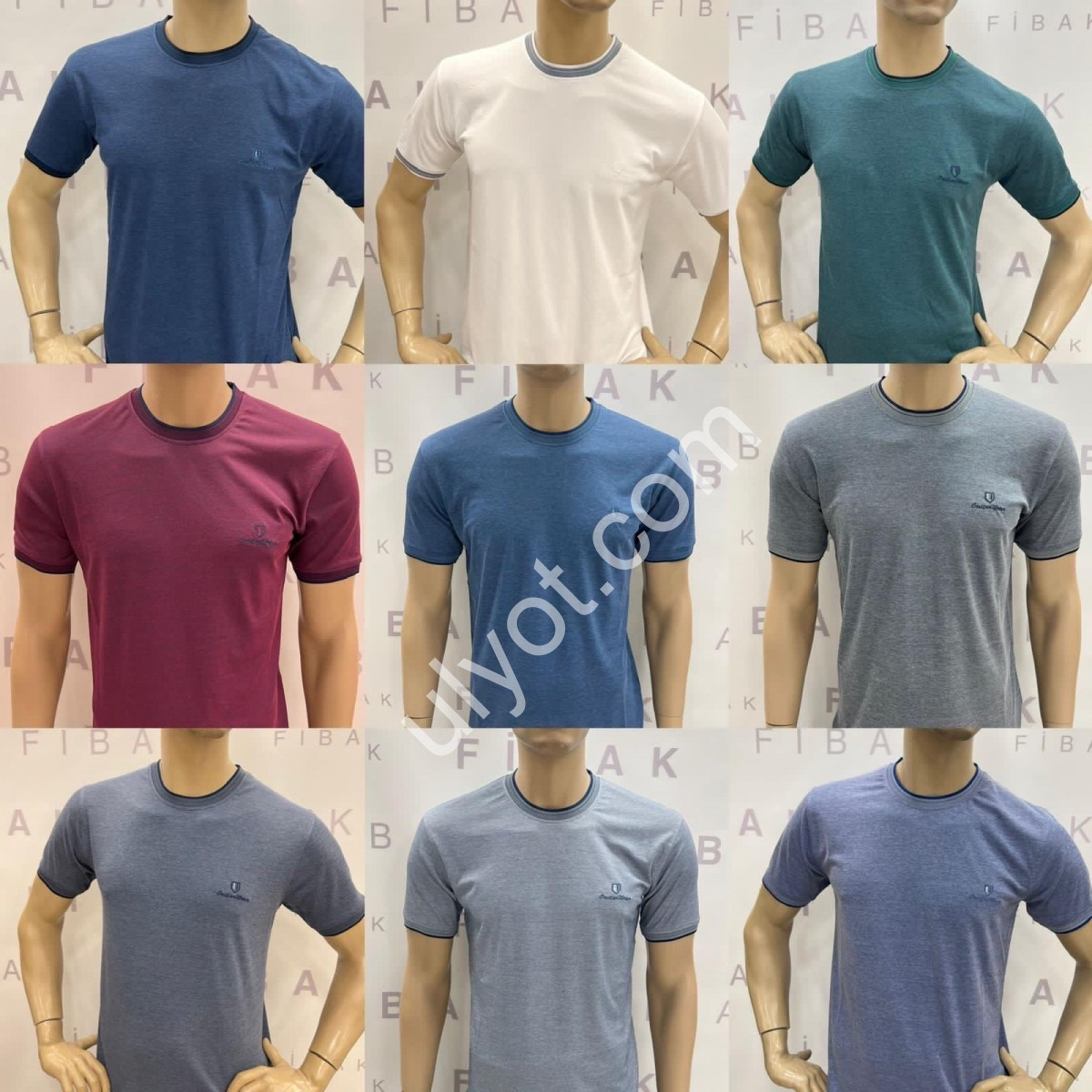 ФУТБОЛКА (2XL-5XL) СВ.ГОЛУБОЙ 8506