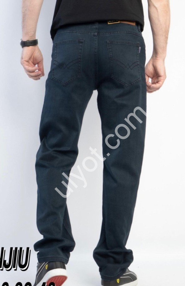 ДЖИНСИ BASANJIU (32-40) Т.СИНІЙ 029-12-10