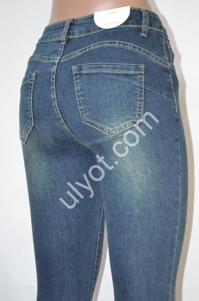 ДЖИНСЫ PRETTY BABY (25-30) Т.СИНИЙ 117
