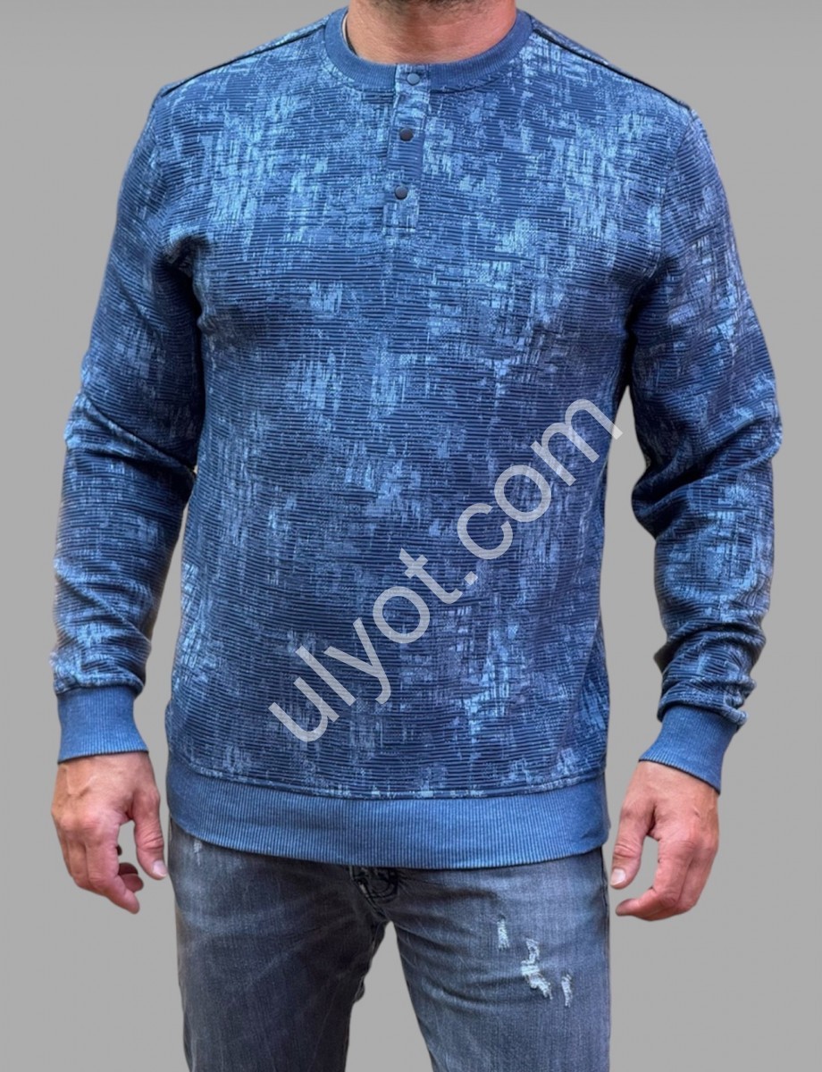 ДЖЕМПЕР (M-2XL) СИНІЙ 243519