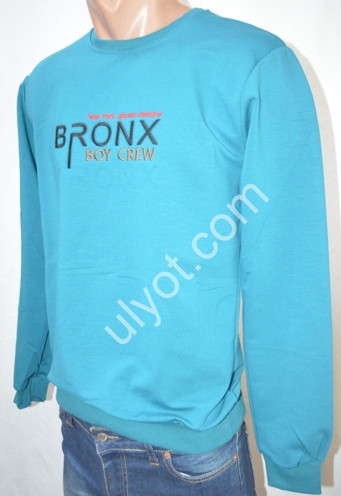 СВИТШОТ BRONX (S-2XL) МОРСКАЯ ВОЛНА 