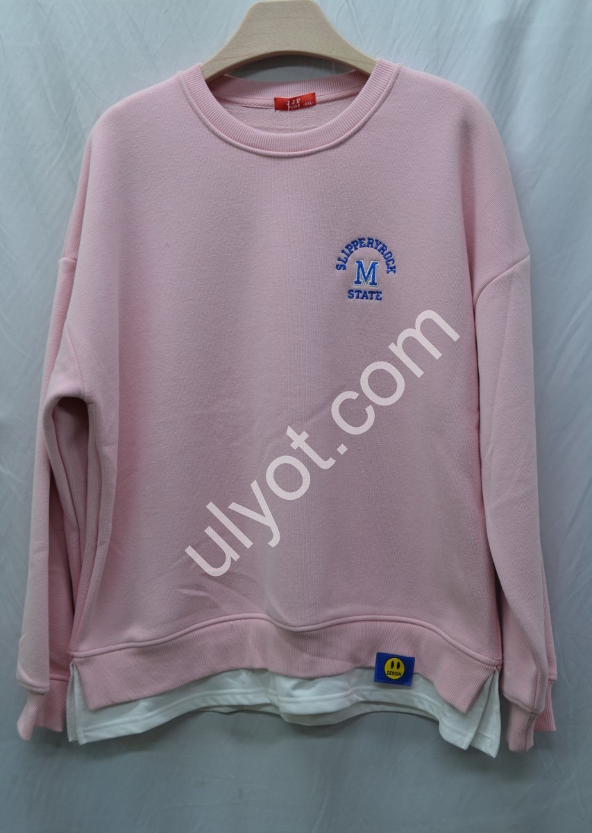 БАТНИК JJF (XL-3XL) СВ.РОЗОВИЙ МІКРОМУХ 271916