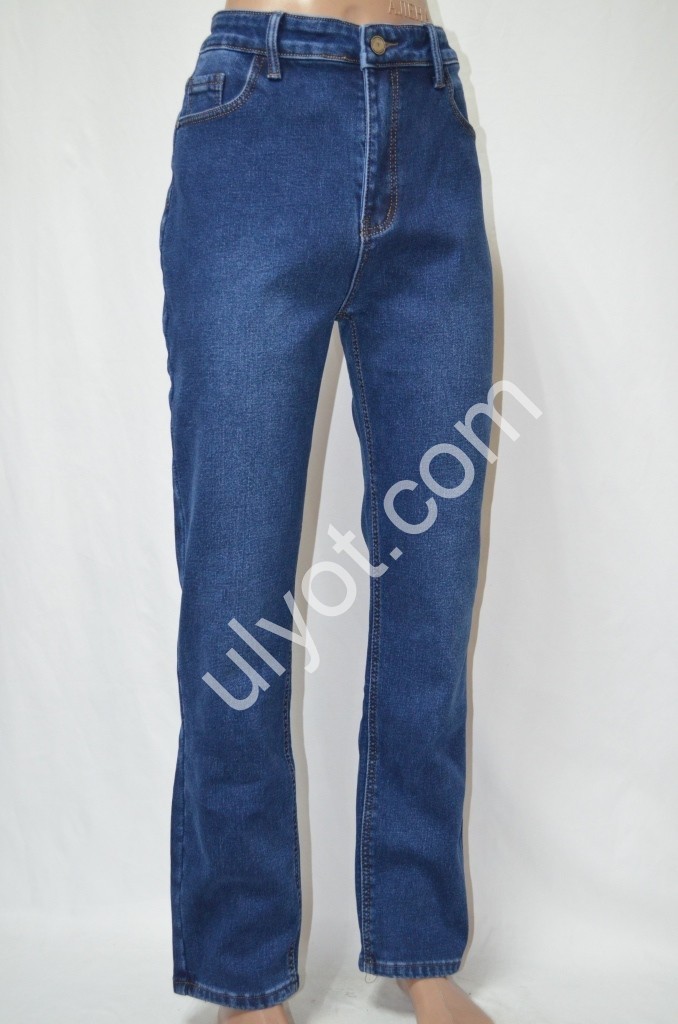 ДЖИНСЫ FOREST JEANS (31-38) Т.СИНИЙ ФЛИС 3683