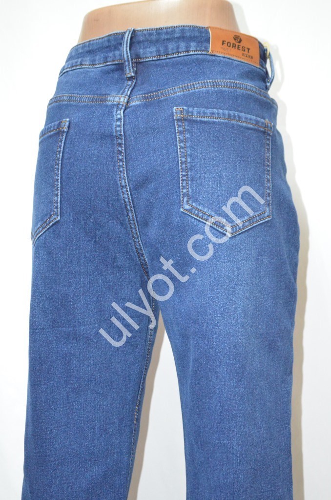 ДЖИНСЫ FOREST JEANS (31-38) Т.СИНИЙ ФЛИС 3683