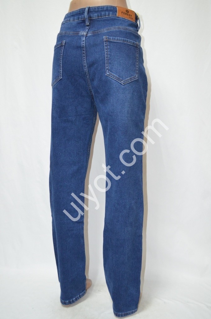 Фото 3 ДЖИНСЫ FOREST JEANS (31-38) Т.СИНИЙ ФЛИС 3683