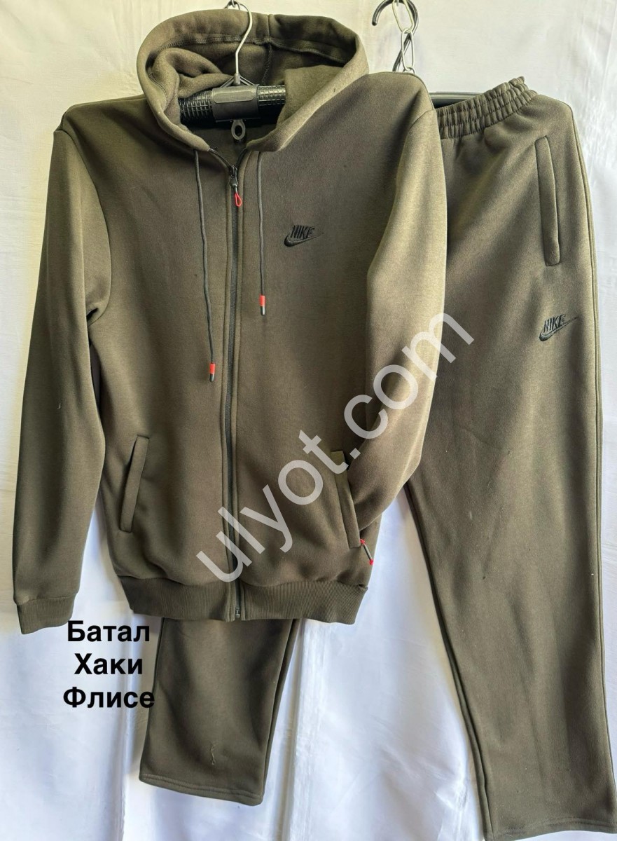 СПОРТ.КОСТЮМ N02 (54-62) ПРЯМОЙ ХАКИ ФЛИС 