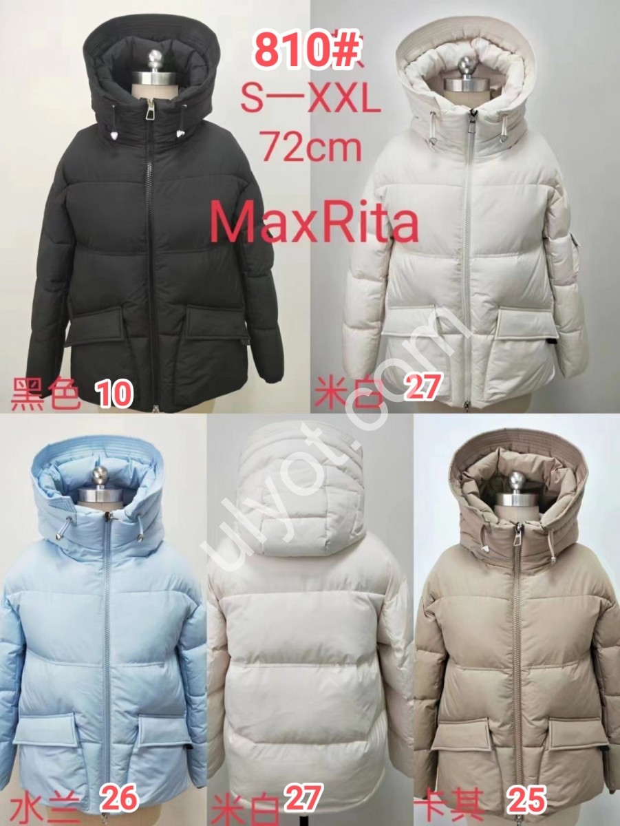 КУРТКА MAX RITA (S-2XL) ЧЕРНЫЙ 810