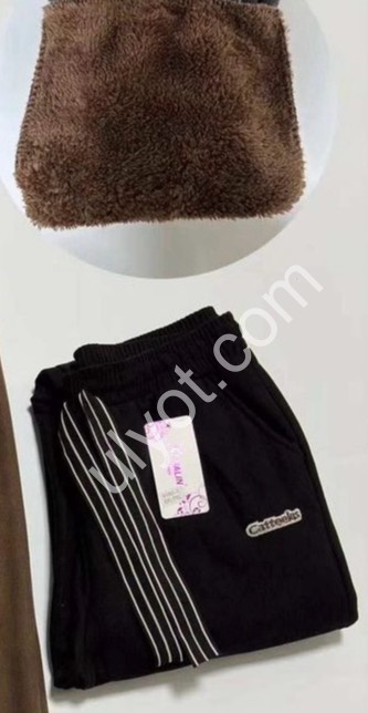ШТАНИ (3XL4XL-6XL/7XL) Хутро МАНЖЕТ МІКС 9160