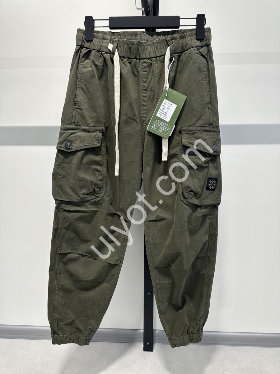 ДЖИНСИ КАРГО (M-3XL) ХАКІ 23131