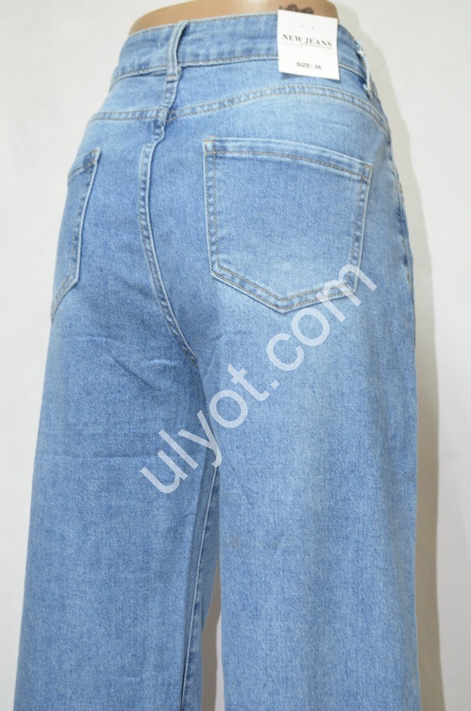 ДЖИНСЫ NEW JEANS (25-30) ГОЛУБОЙ 529