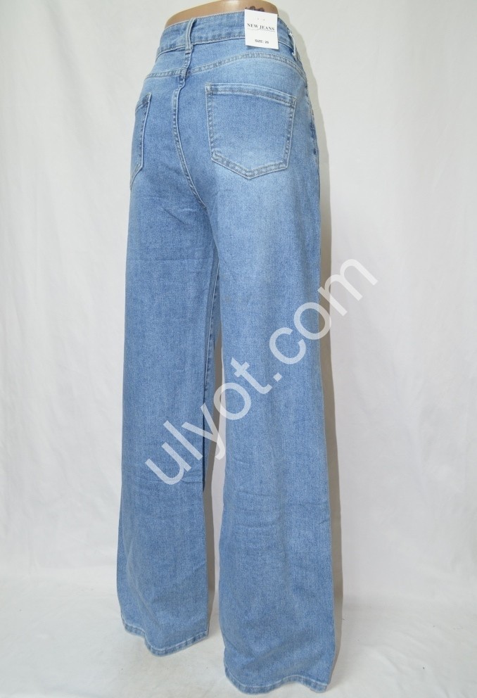 Фото 3 ДЖИНСЫ NEW JEANS (25-30) ГОЛУБОЙ 529