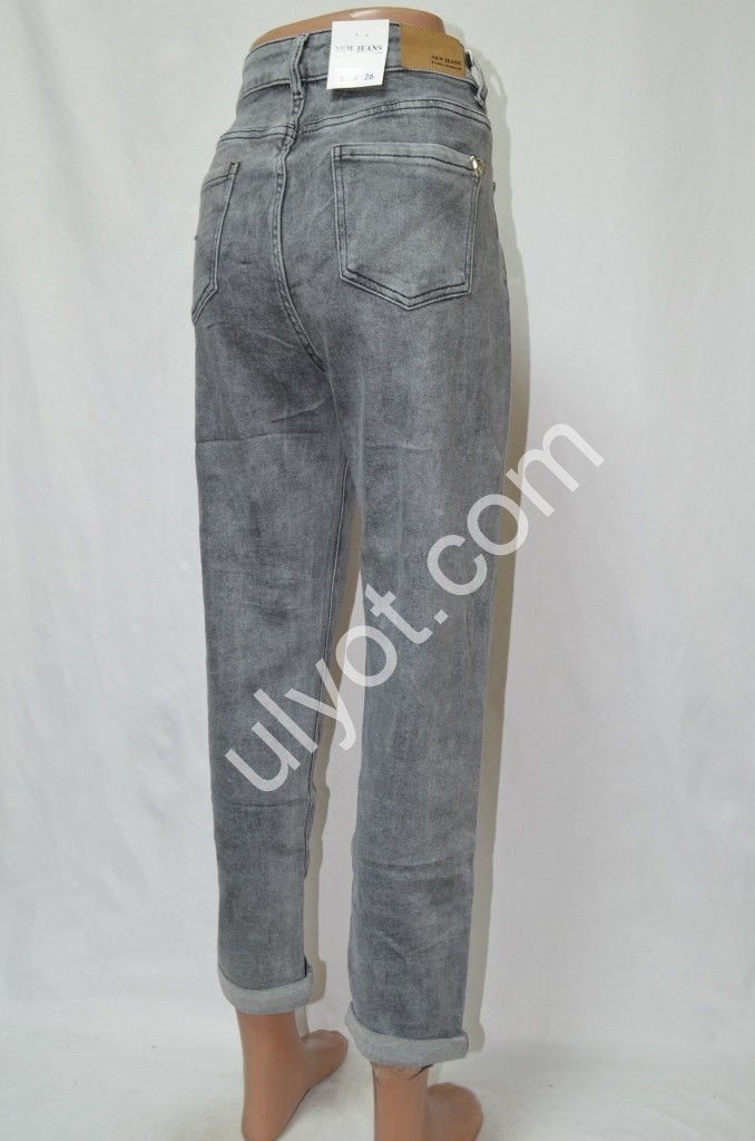 Фото 3 ДЖИНСЫ NEW JEANS (25-30) СЕРЫЙ 533