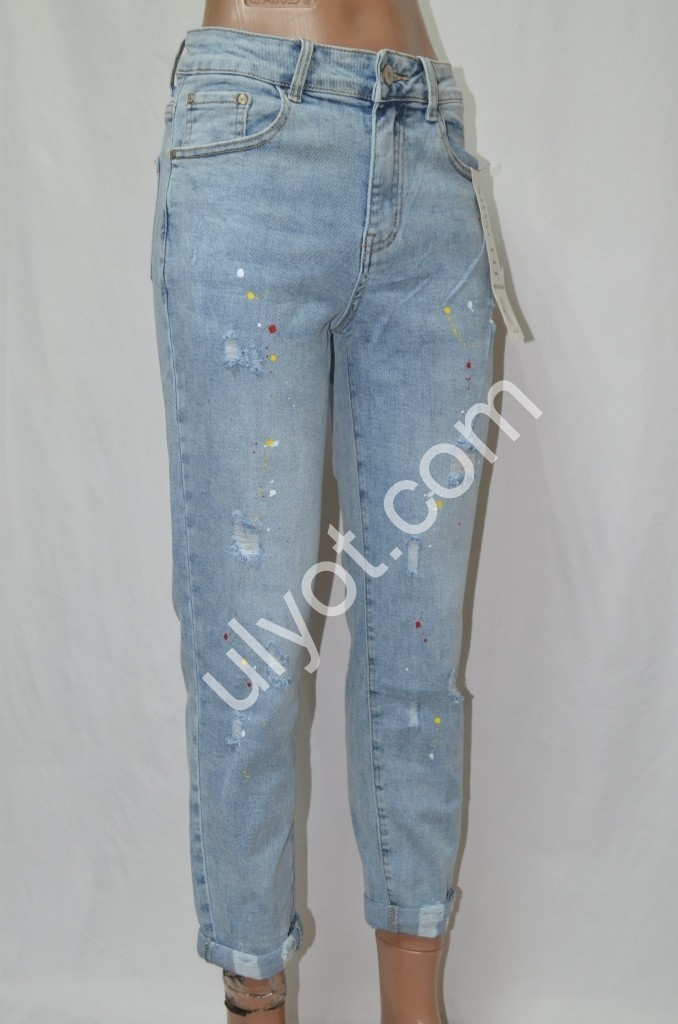 ДЖИНСЫ DENIM NEW (25-30) ГОЛУБОЙ 576