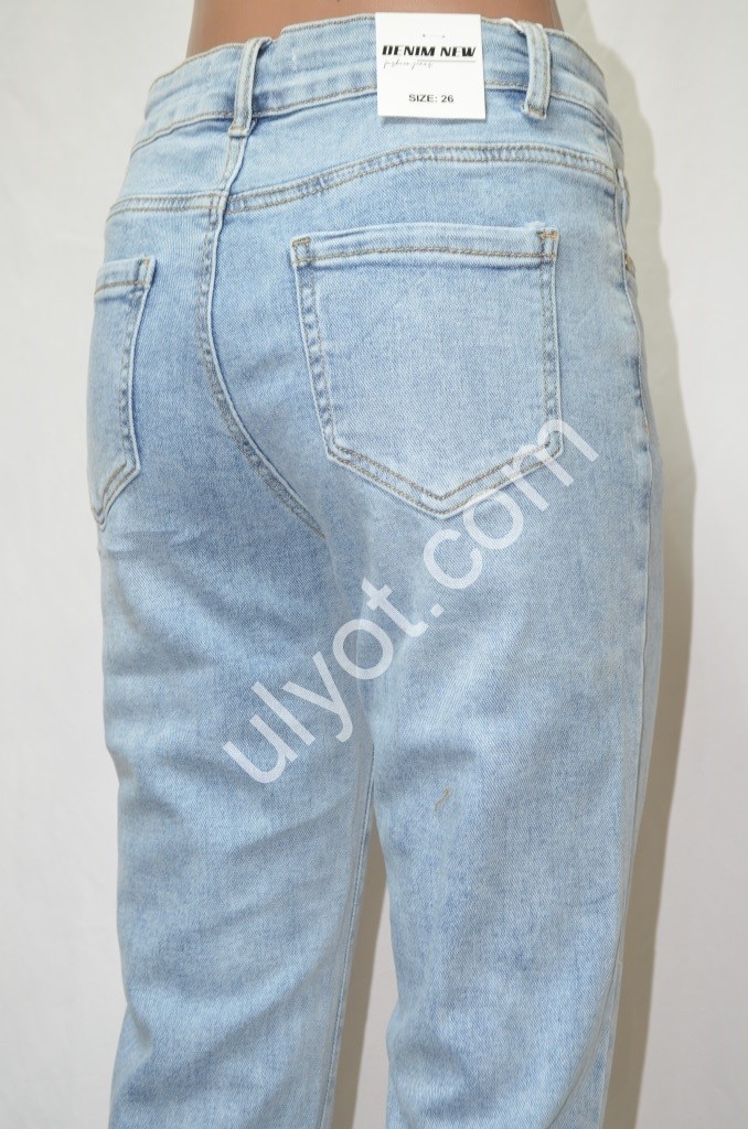 ДЖИНСЫ DENIM NEW (25-30) ГОЛУБОЙ 576