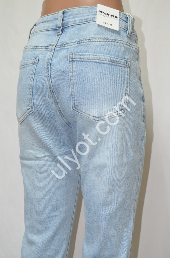 ДЖИНСИ DENIM NEW (25-30) БЛАКИТНИЙ 607