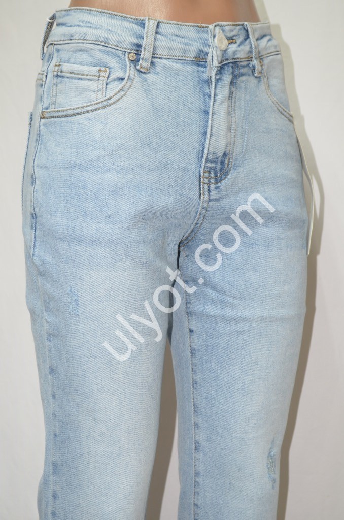 Фото 2 ДЖИНСИ DENIM NEW (25-30) БЛАКИТНИЙ 607