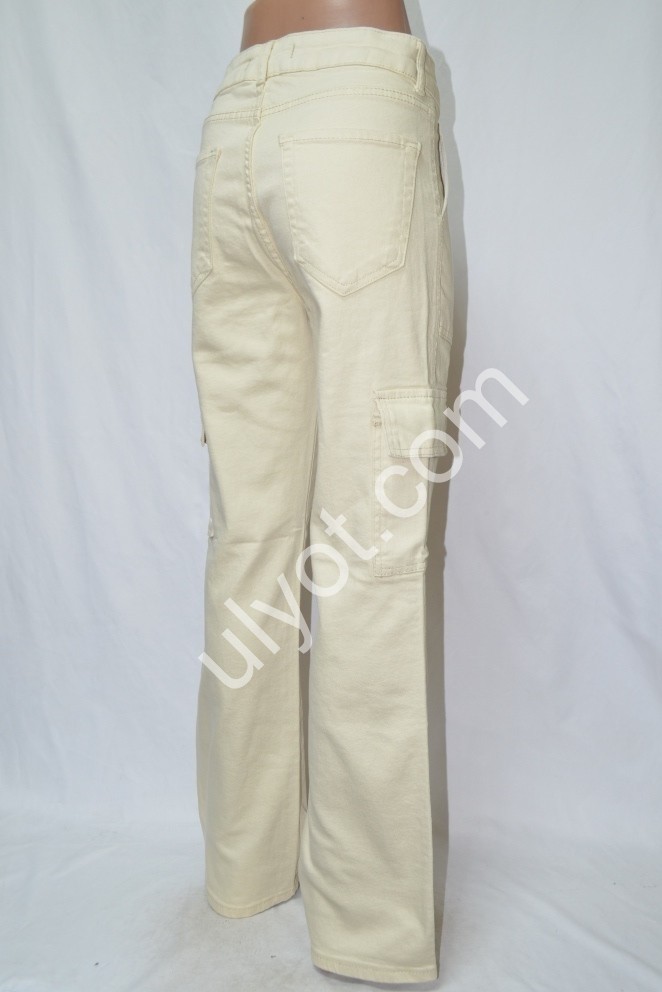 Фото 3 ДЖИНСЫ MIELE WOMAN (34-42) БЕЖЕВЫЙ 974