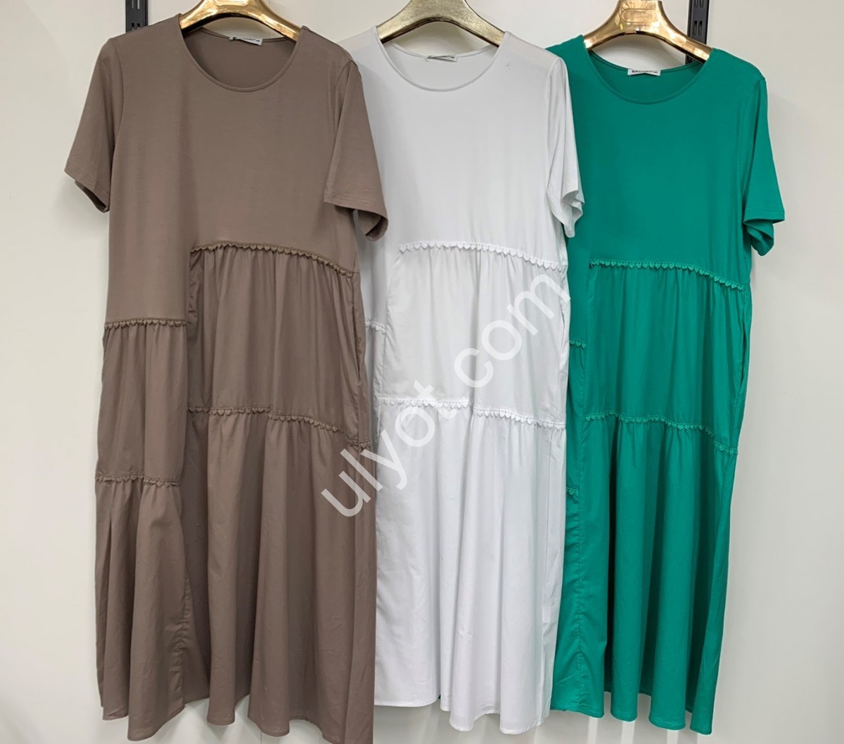 СУКНЯ (3XL-6XL) ЗЕЛЕНИЙ 5991