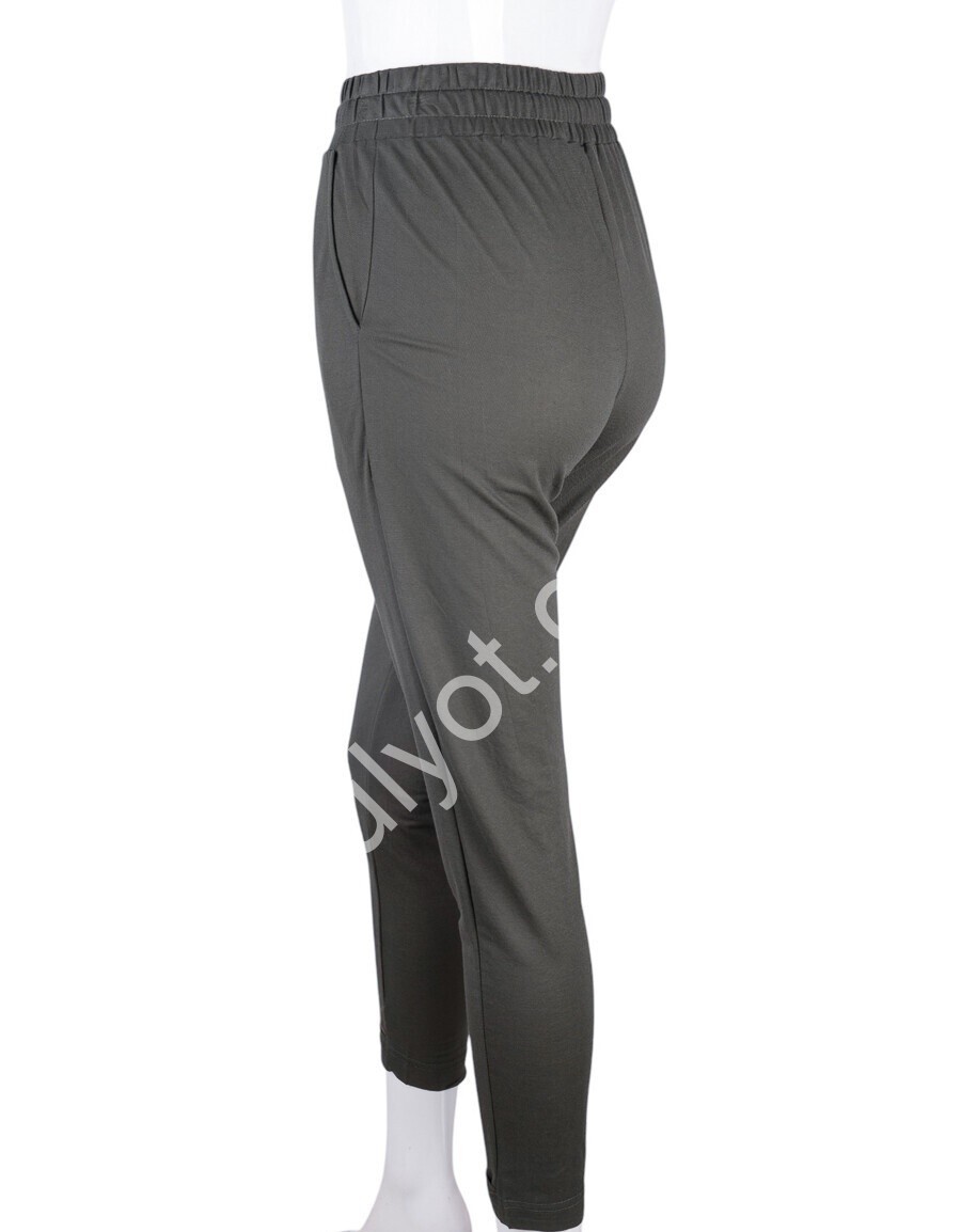 СПОРТ.ШТАНЫ (S-2XL) ГРАФИТ 4001-4908-5