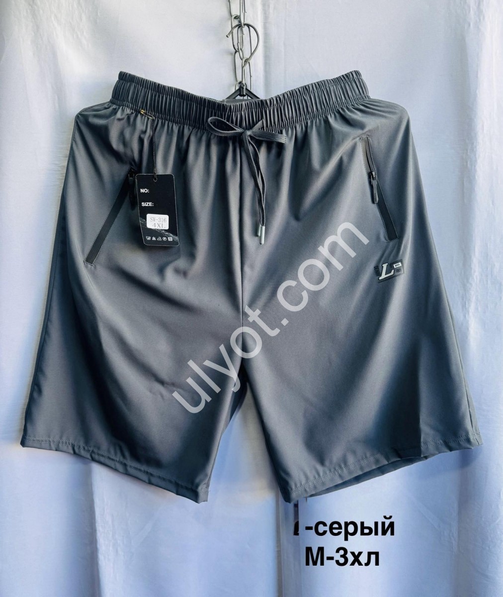 ШОРТИ LMAN (M-3XL) Т-СІРИЙ 306