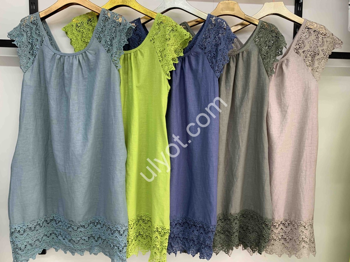 СУКНЯ (3XL-6XL) СИНІЙ 10883