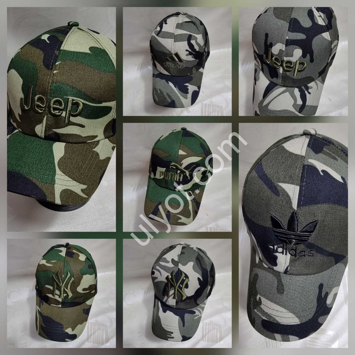 КЕПКА JEEP КАМУФЛЯЖ (ONE SIZE 57-59) МИКС 