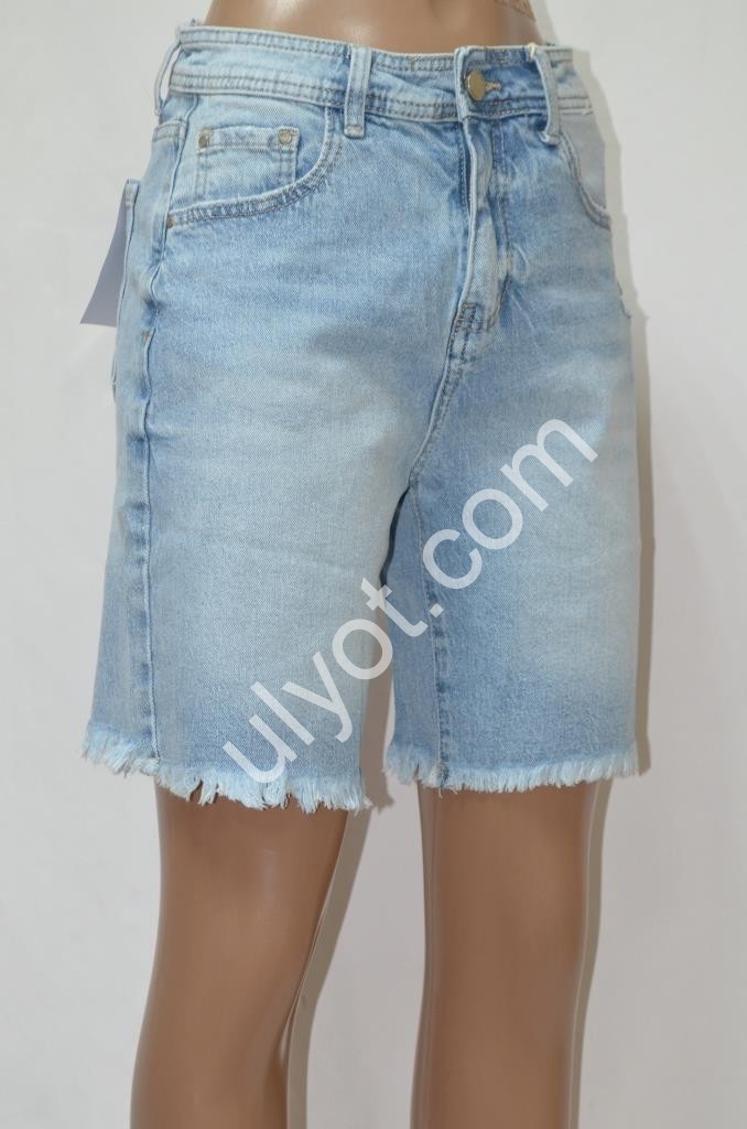 ШОРТЫ M.SARA (XS-XL) ГОЛУБОЙ 6031