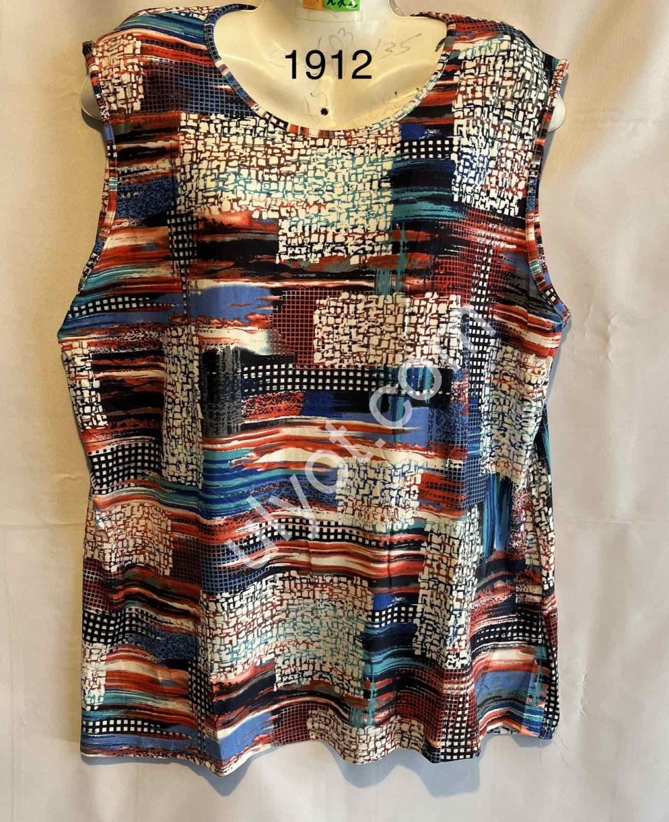 ФУТБОЛКА (4L-8XL) СИН МИКС 1912