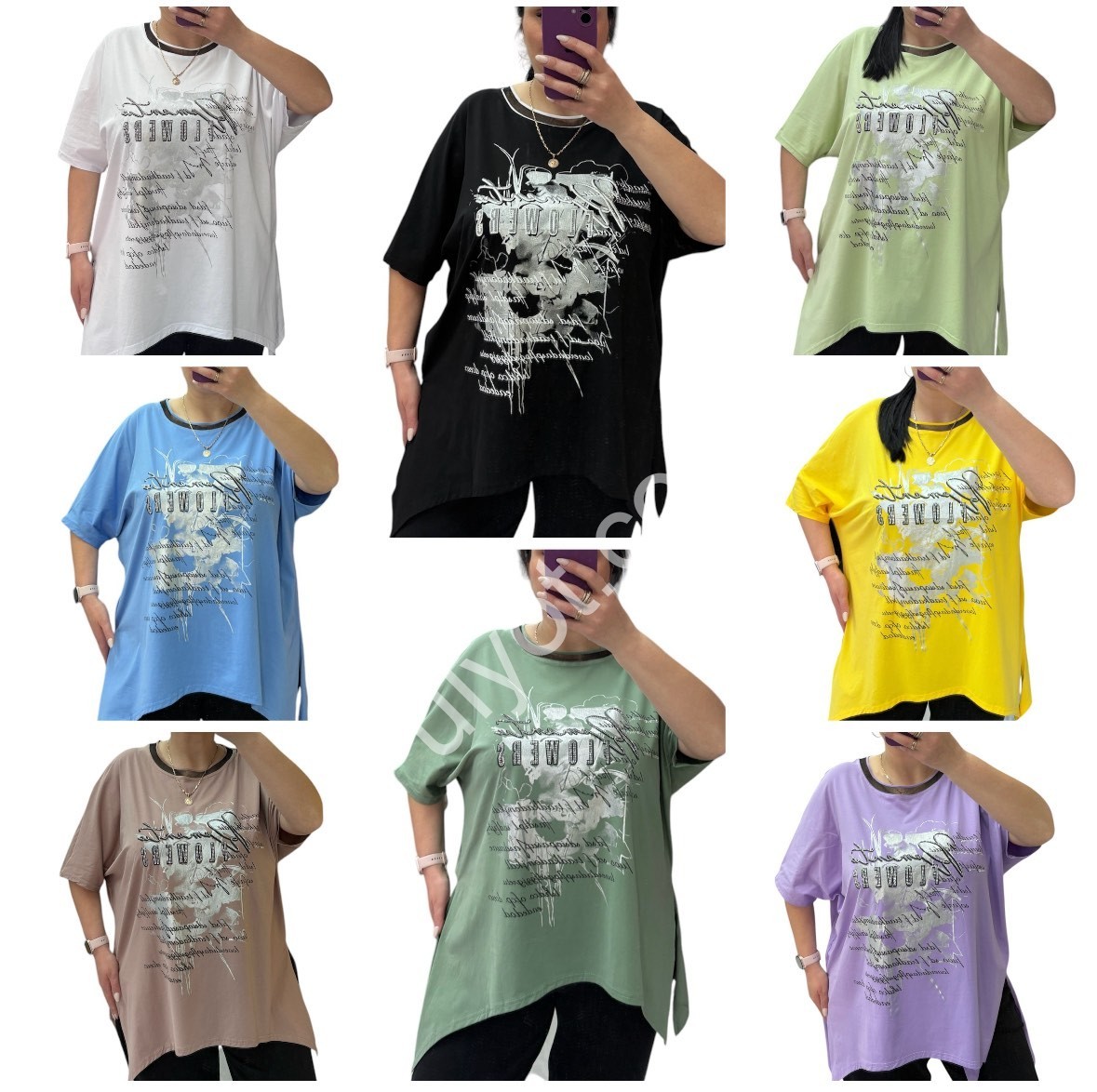 ФУТБОЛКА ONESIZE (L/XL) МИКС 25318