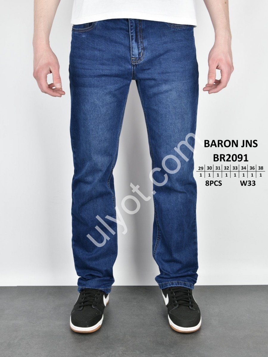 ДЖИНСИ BARON (29-38) СИНІЙ 2091