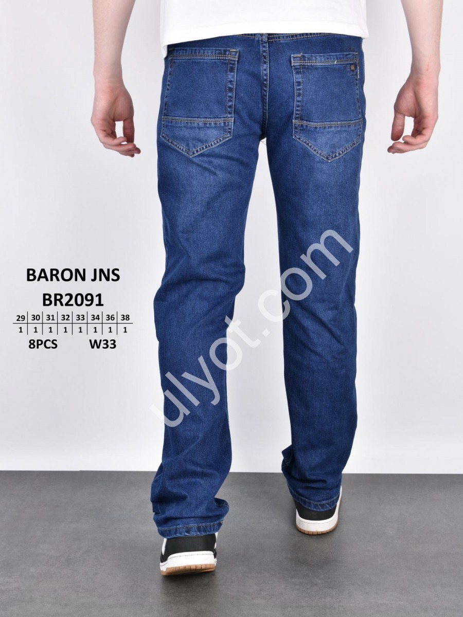 ДЖИНСИ BARON (29-38) СИНІЙ 2091
