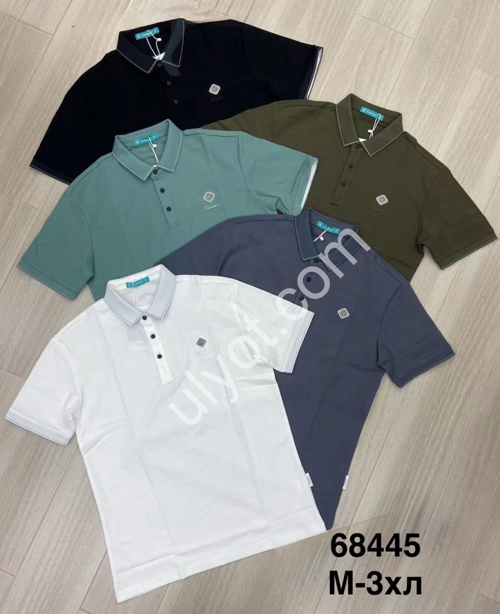 ФУТБОЛКА POLO (L-3XL) ЧЕРНЫЙ 68445