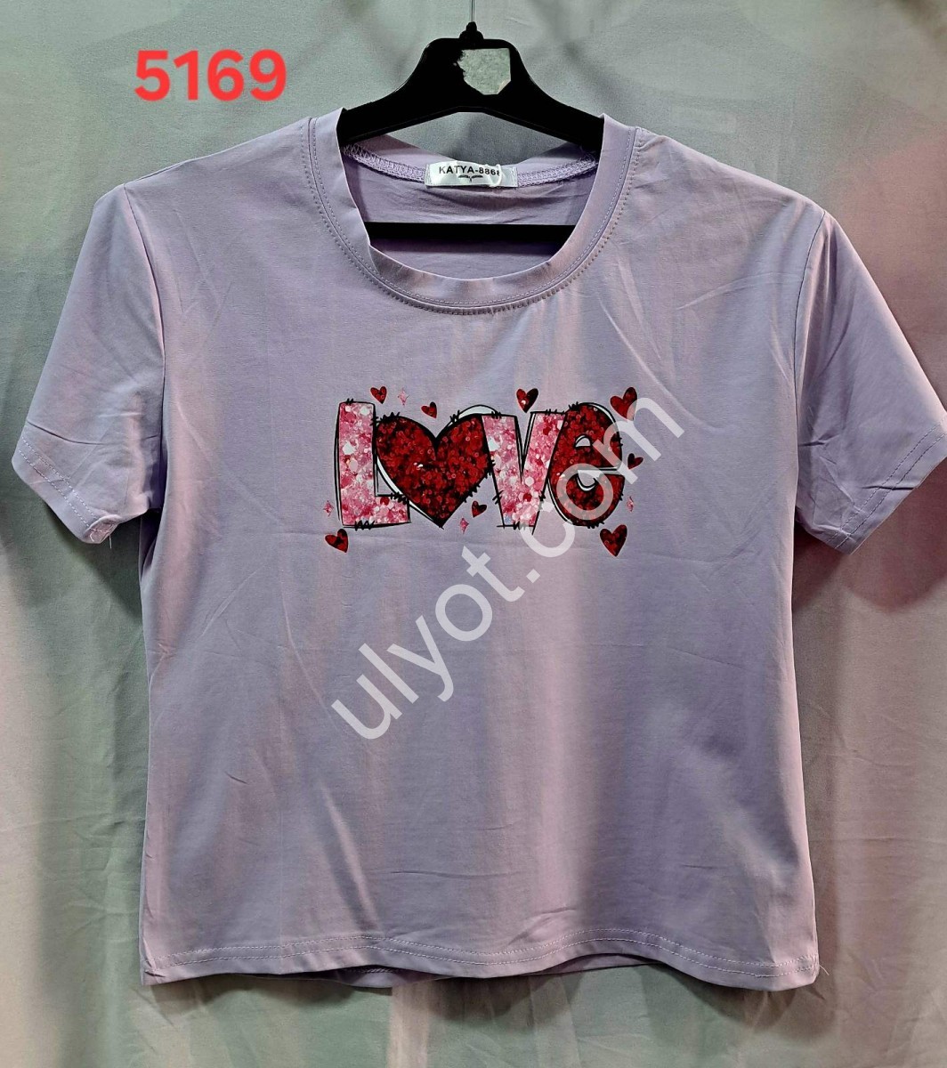 ФУТБОЛКА  ONE SIZE (44/48) МИКС 5169
