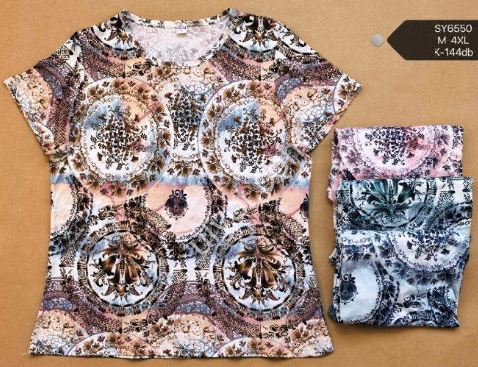 ФУТБОЛКА (M-4XL) МИКС 6550