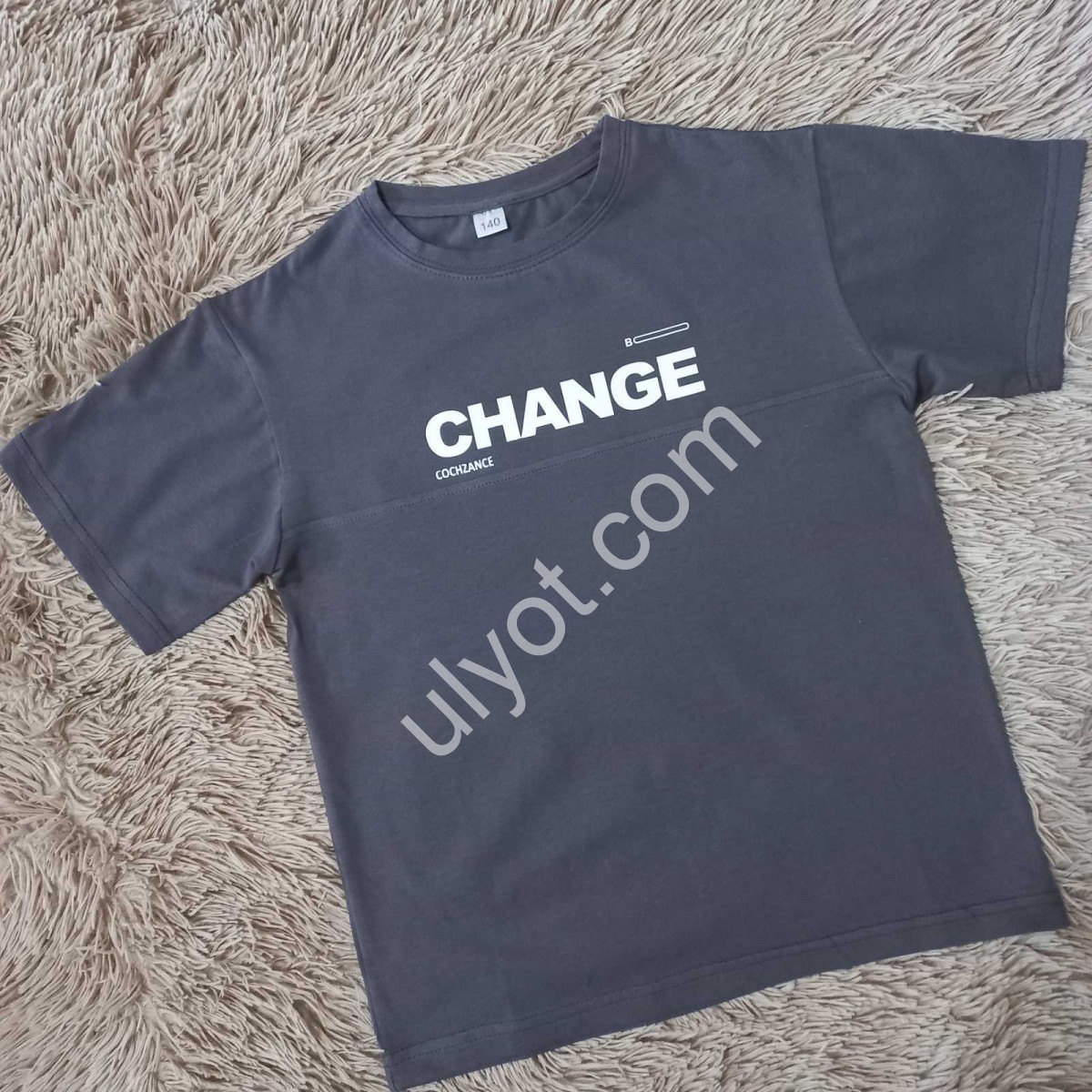 ФУТБОЛКА CHANGE (140-176 СМ) Т.СІРИЙ