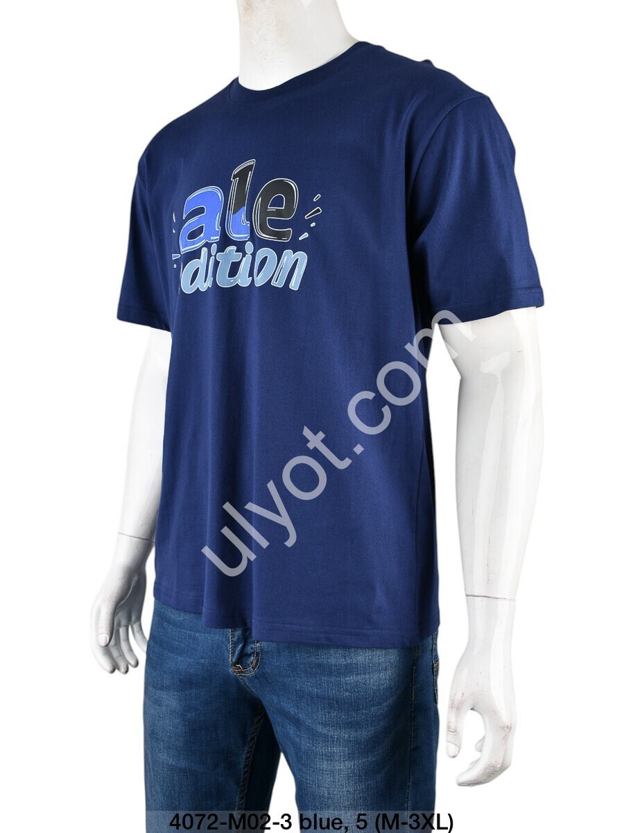 ФУТБОЛКА ALE (M-3XL) СИНИЙ 4072