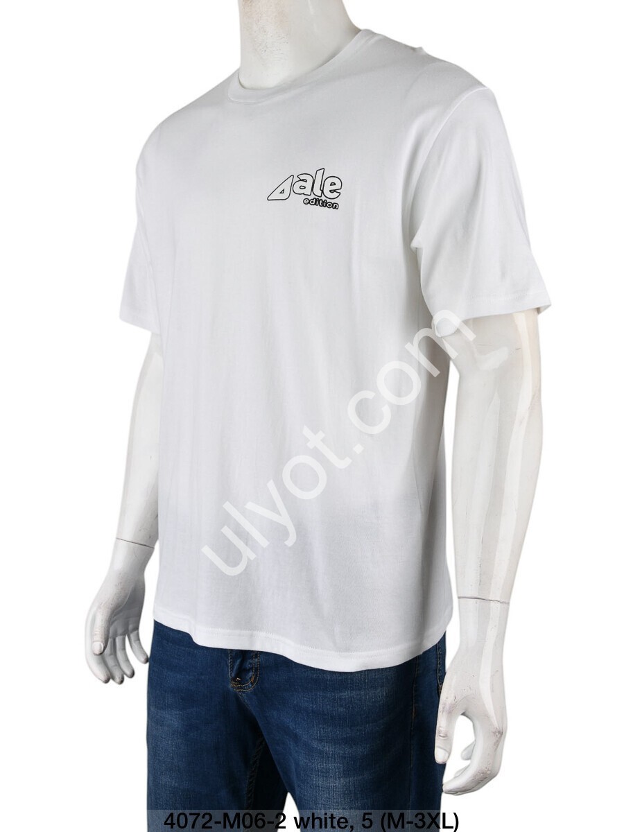 ФУТБОЛКА ALE-3 (M-3XL) БЕЛЫЙ 4072