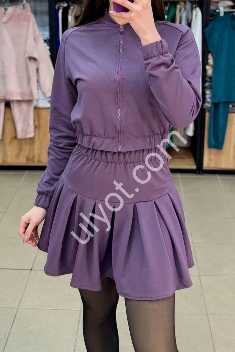 КОСТЮМ (42-48) ФИОЛЕТОВЫЙ 2371