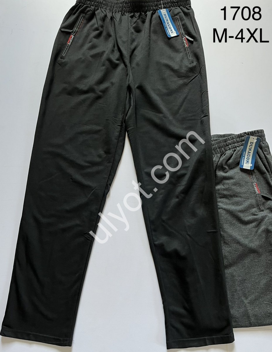 СПОРТ.ШТАНЫ-10 (M-4XL) ПРЯМЫЕ МИКС 1708