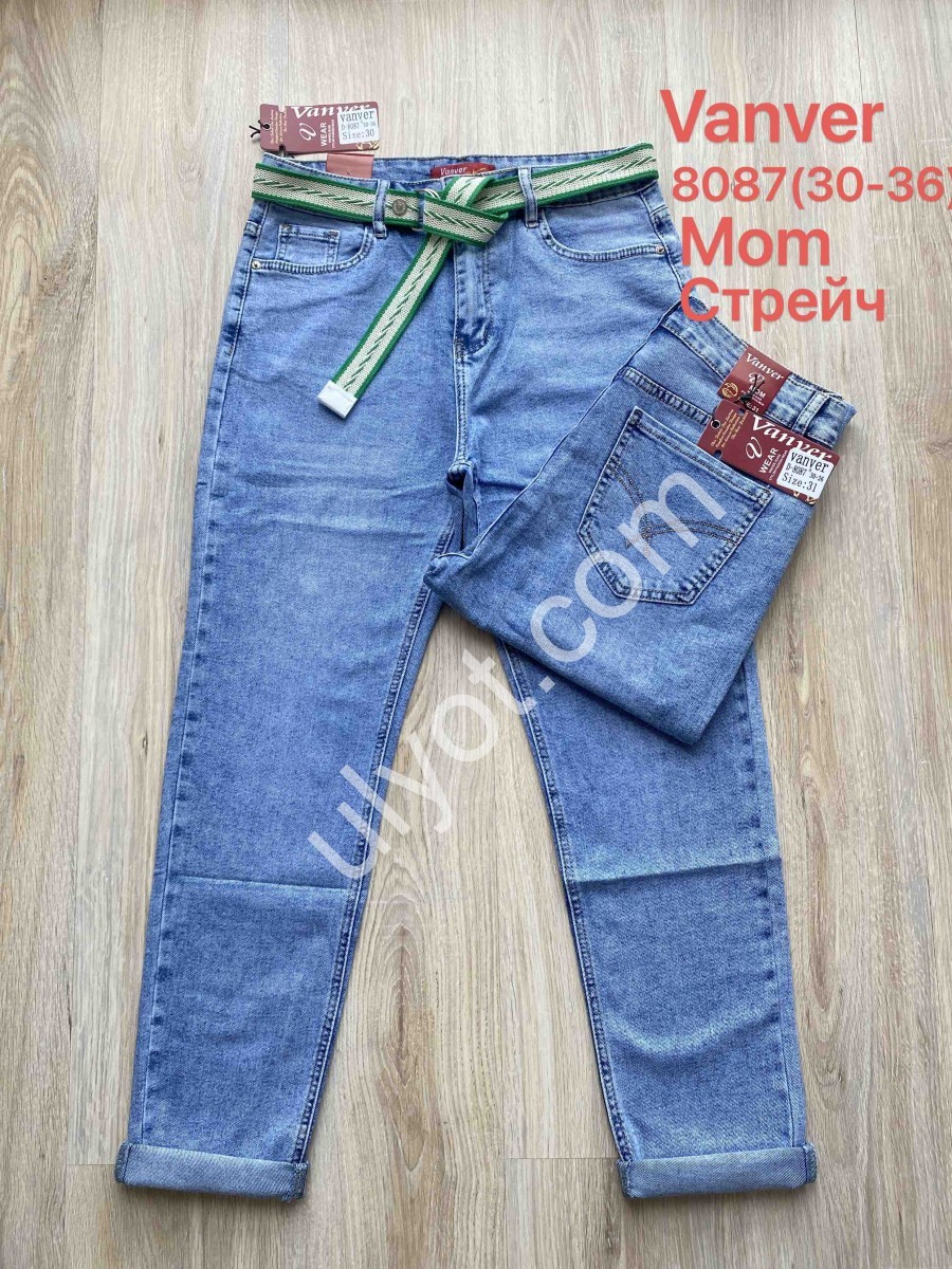 ДЖИНСИ VANVER (30-36) БЛАКИТНИЙ 8087