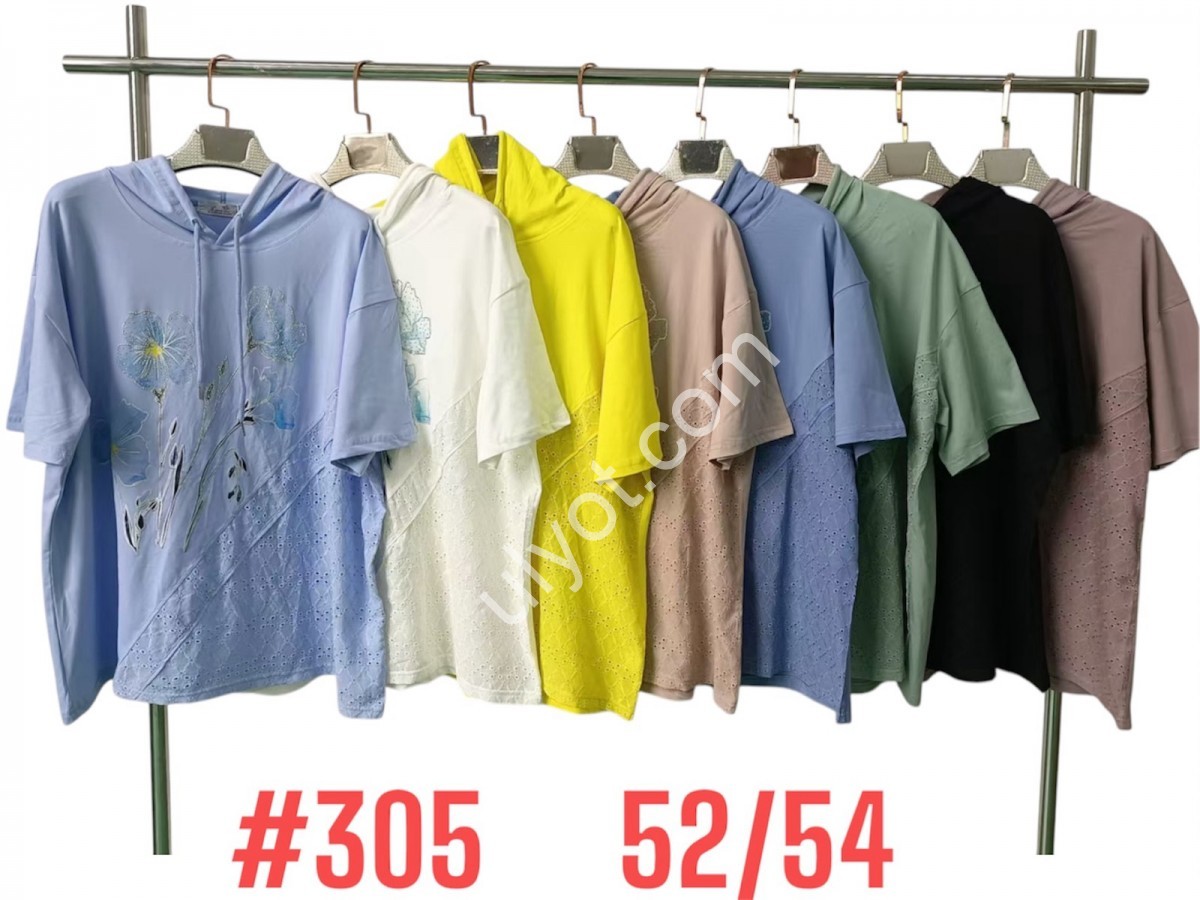 ФУТБОЛКА (ONE SIZE 52-54) МІКС 305