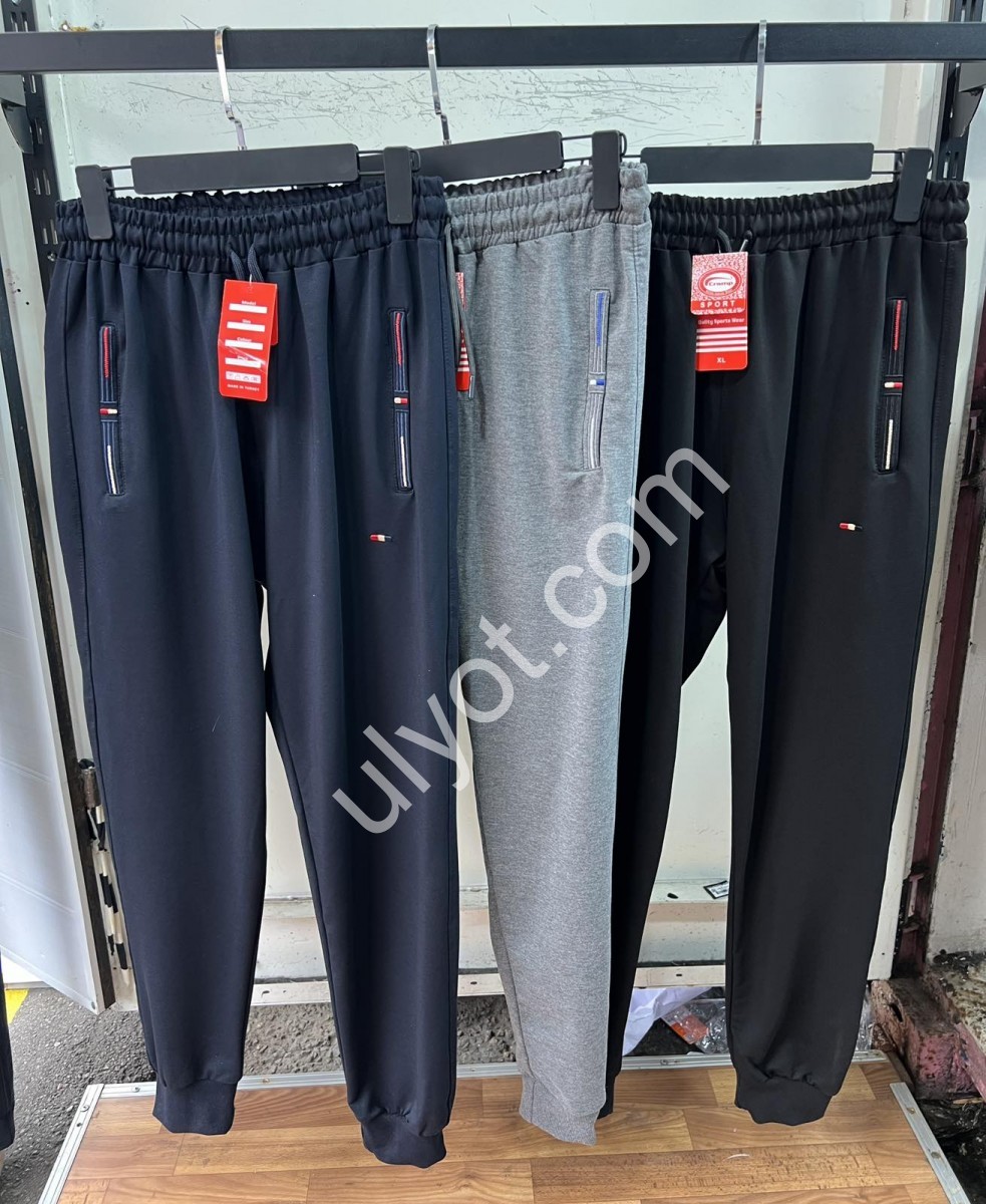 СПОРТ.ШТАНЫ (M-3XL) Т.СИНИЙ 