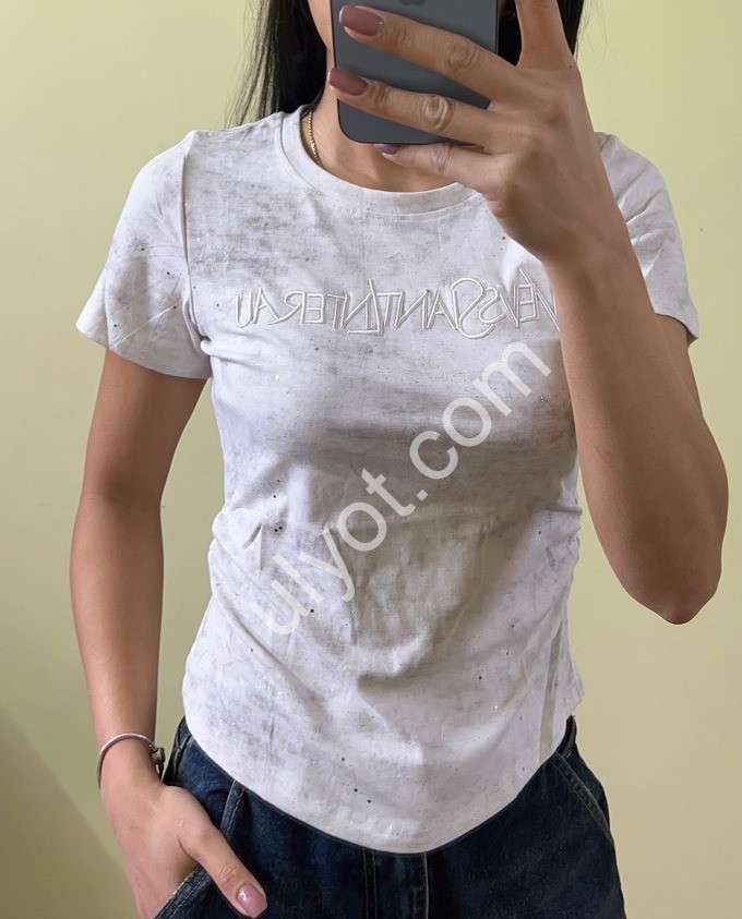 ФУТБОЛКА (S-XL) БІЛИЙ DT107