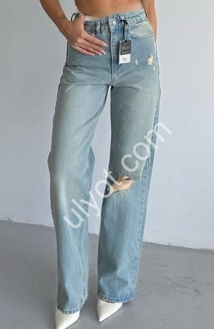 ДЖИНСИ WOMAN DENIM (34-40) БЛАКИТНИЙ 1284