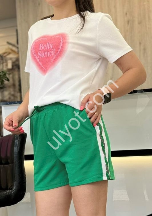 ШОРТЫ (XL-3XL) ЗЕЛЕНЫЙ 202